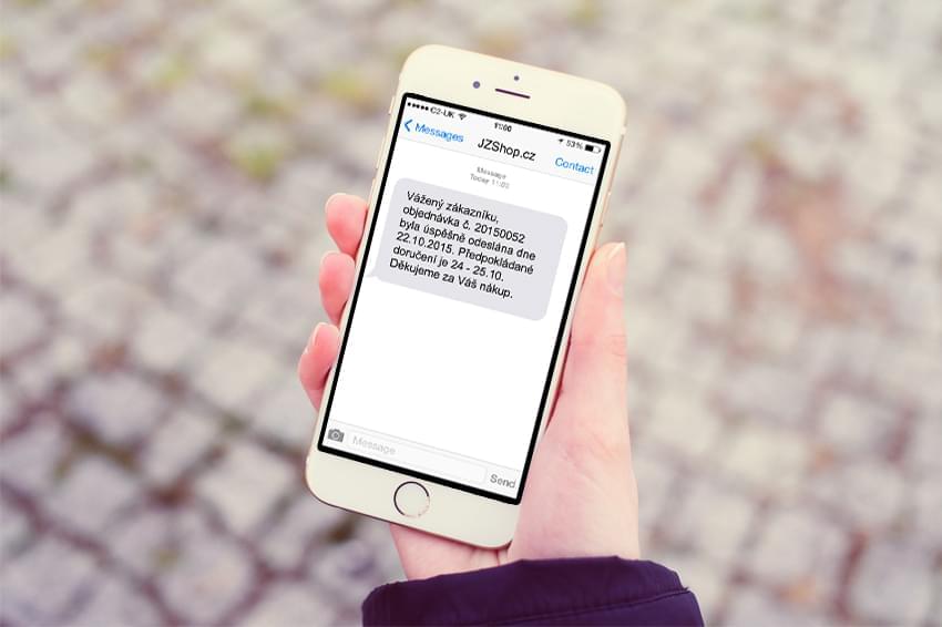 SMS brána eshopu JZShop