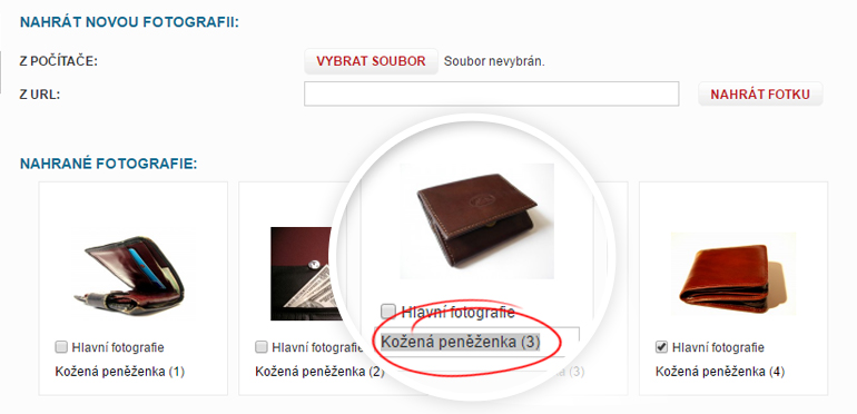fotogalerie zboží
